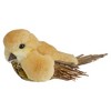 Northlight Autumn Harvest Twig Bird with Sequins - 8.5" - Orange and Brown - 3 of 4