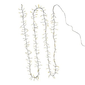 Kurt Adler 240-Light Twinkle Cool White LED LED Cluster Garland with Green Wire - 1 of 4