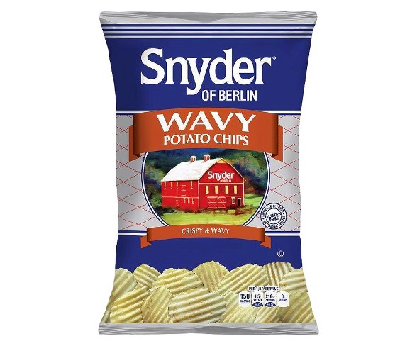 Snyder of Berlin&#174; Wavy Potato Chips 9.5 oz