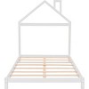 Streamdale Full Size Wood Platform Bed with House-shaped Headboard (White) - 3 of 4