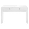 Monarch Specialties  Computer Desk, Home Office, Laptop, Storage Drawers, 48" L, Work, Laminate, Glossy White, Contemporary, Modern Desk-48 L High - 3 of 4