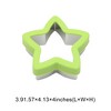 Unique Bargains Biscuit Cutter Large Star Trio Cookie Cutter Hand Washable Stainless Steel Plastic 3.9"x4.1"1.6" 1Pcs - 3 of 4