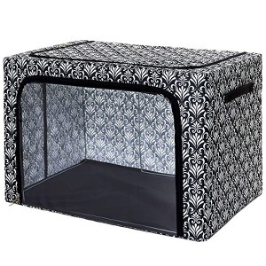 The Lakeside Collection Damask Bedroom or Closet Storage Bin Organizer - Window Storage Bin - 1 of 3