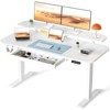 COMHOMA 48" Electric Standing Desk, Height Adjustable Office Desk, Memory Presets, Built-in Drawer & Laptop Stand - 2 of 4