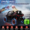 JOYRACER 24V 2 Seater 4WD Ride-On UTV for Kids with Remote Control, 4×100W Motors, 3 Speeds & Bluetooth, XL Seats Electric Off-Road UTV - 4 of 4