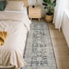 COZONY Washable Area Rug, Non-Slip Low Pile Floral Carpet, Indoor Rug for Living Room, Bedroom, Kitchen, Hallway - 4 of 4