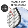 Trio Home Dish Drying Mat, Super Absorbent Ventilation Mesh, Microfiber Counter Mat, For Pots & Pans, Dishes, Utensils - 16”x19” - 4 of 4