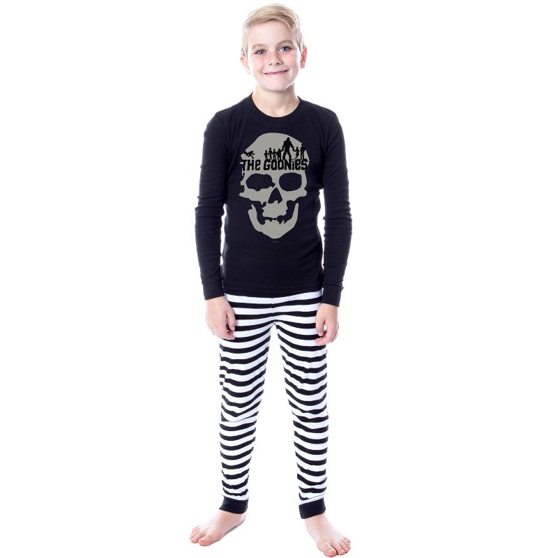 The Goonies Skull Logo Cotton Matching Family Pajama Set For Adults And Kids, 1 of 5