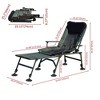 PAGED Portable Folding Chair Lounge Chair Outdoor with Adjustable Backrest for Camping, Picnics, Fishing - 3 of 4