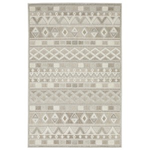 Oriental Weavers Tangier TAN09 Beige/ Grey Indoor Area Rug - 3'3" x 5' - 1 of 4