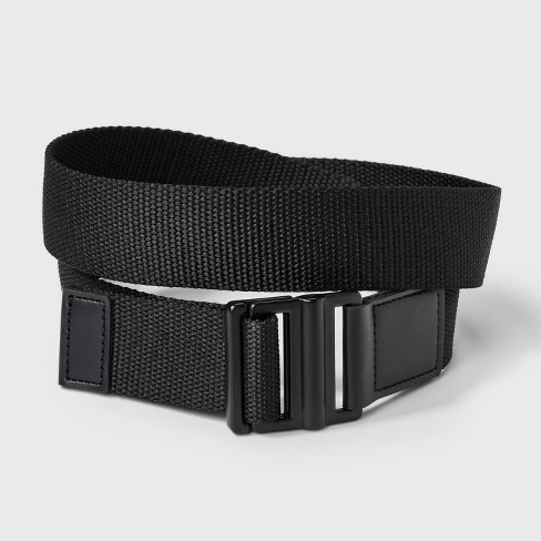 Men's Webbed Casual Fabric D-ring Belt - Original Use™ Black M : Target