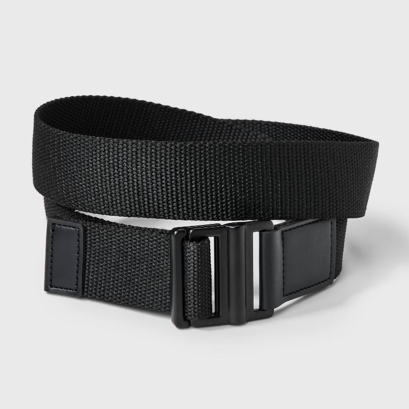 Men&#39;s Webbed Casual Fabric D-Ring Belt - Original Use&#8482; Black, 1 of 5