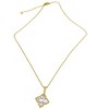 Adornia 14k Gold Plated Flower Mother of Pearl Necklace - 4 of 4