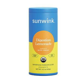Sunwink Digestion Lemonade Vegan Superfood Mix - 4.2oz