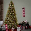 National Tree Company 10 ft Pre-lit 'Feel Real' Artificial Giant Downswept Christmas Tree, Green, Douglas Fir, White Lights, Includes Stand - 4 of 4