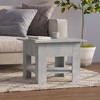 vidaXL Coffee Table White Engineered wood Storage Coffee Table - 2 of 4