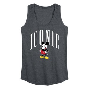 Women's - Disney - Iconic Mickey Graphic Racerback Tank - 1 of 4