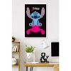 Trends International Disney Lilo and Stitch: Simply Stitch - Pink Shadow Framed Wall Poster Prints - 2 of 4