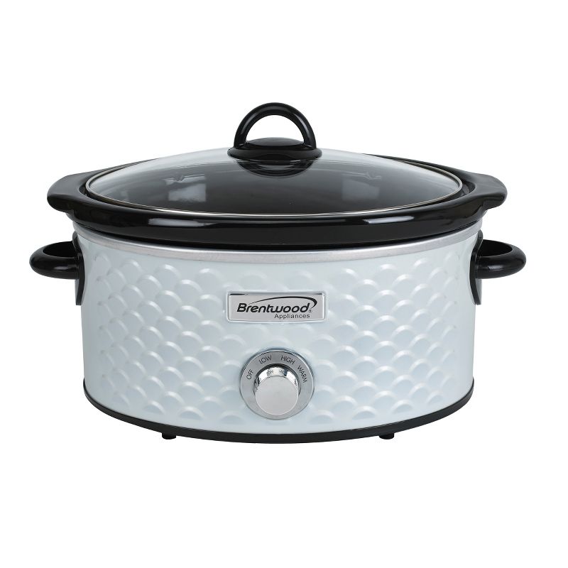 Brentwood Scallop Pattern 4.5 Quart Slow Cooker, 5 of 10