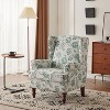 Erommy Fabric Accent Chair, Modern Upholstered Armchair with Solid Leg, Leisure Single Sofa Chair for Living Room Bedroom Reading and Studio - 4 of 4