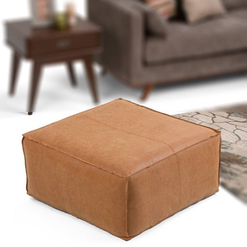 Wendal Large Square Coffee Table Pouf - WyndenHall, 2 of 9