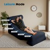JIONJOY 3-in-1 Convertible Sofa Bed - Sleeper Chair with High-Density Foam, Portable Fold Out Lounger - 3 of 4