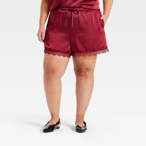 Women's Lace Pull-On Shorts - A New Day™ - 1 of 3