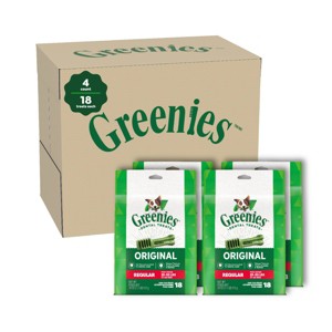 Greenies Original Chicken Flavor Regular Chewy Dental Dog Treats - 1 of 4