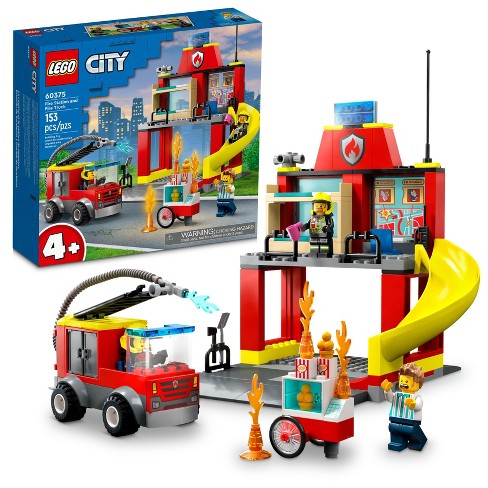 Ugyldigt Børnepalads Kro Lego City 4+ Fire Station And Fire Engine Toy Playset 60375 : Target
