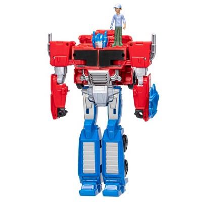 Transformers Toys EarthSpark Spin Changer Optimus Prime Action Figure with Robby Malto Figure
