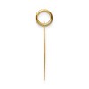 Black Bow Jewelry 14k Yellow Gold Script Happy Anniversary Heart Charm or Pendant, 18mm - 2 of 4