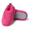 Dearfoams Kid's Skye Fuzzy Closed Back House Slipper - 2 of 4