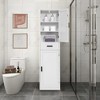 Vtec Trading White Tall 2-Door Storage Cabinet - 2 of 3