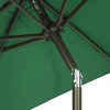 7.5' x 7.5' Outdoor Patio Umbrella with Button Tilt and Crank - Wellfor - 4 of 4