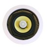 Monoprice 2-Way Aramid Fiber In-Ceiling Speakers - 8 Inch (Pair) Titanium Silk Dome Tweeters - Caliber Series - 3 of 4