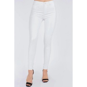 Women's Cheri Coated Skinny Jeans - BIANCO - 1 of 2