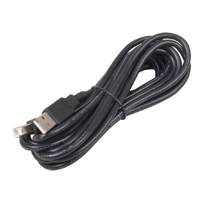 RCA 6-Ft. USB-A 2.0 to USB-B Cable in Black