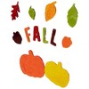 Northlight 12-Piece Fall Leaves and Pumpkins Thanksgiving Gel Window Clings - 3 of 4