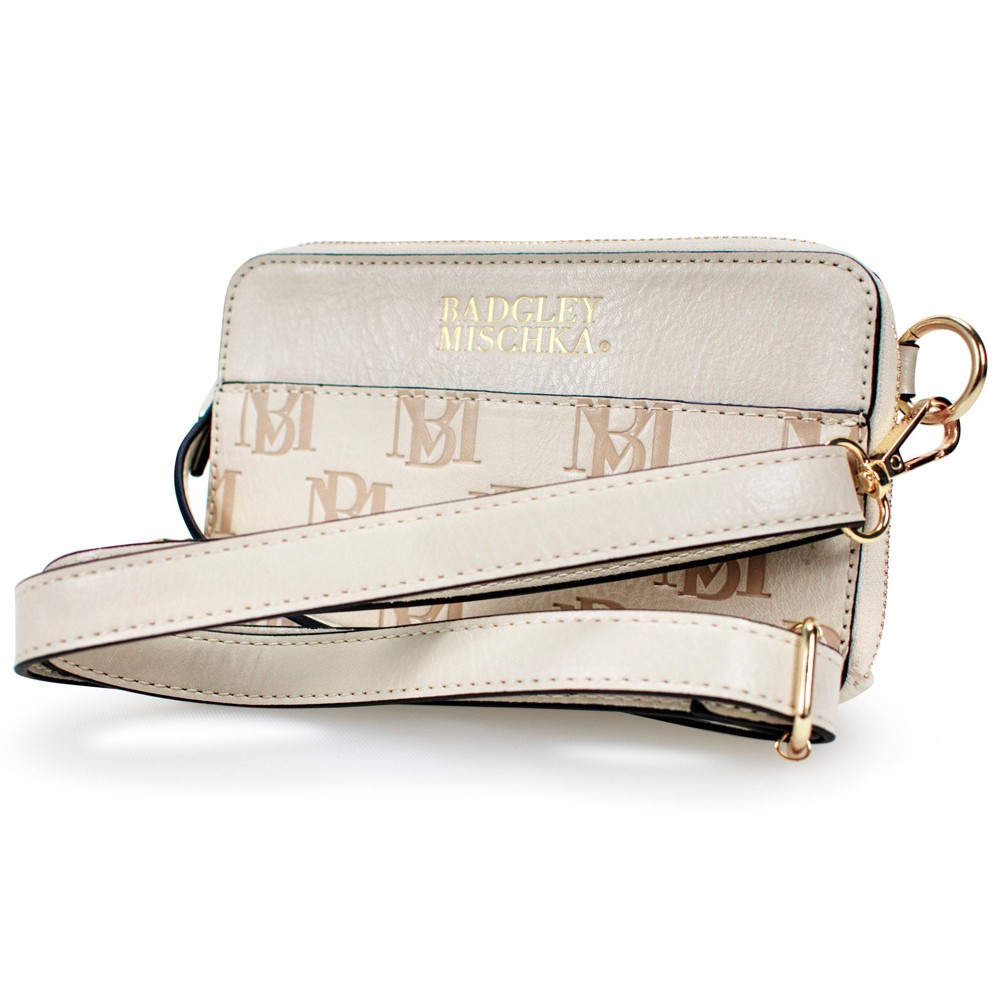 Photos - Other Bags & Accessories Badgley Mischka Madalyn Travel Fanny Pack - Champagne 