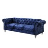 Anina Blue Polyester Sofa - 2 of 4