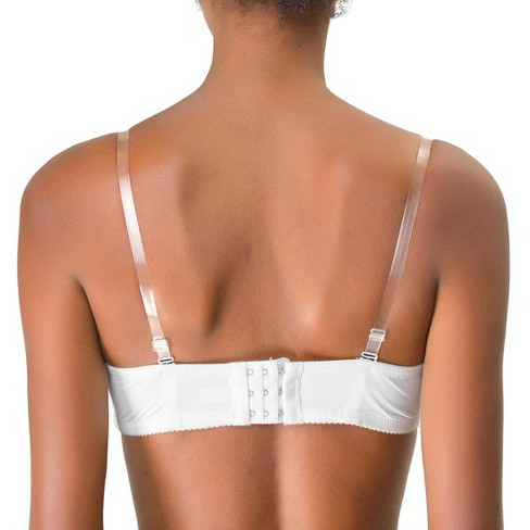 Allegra K Invisible Replacement Bra Shoulder Straps White-1 Pair 0.9cm  Width : Target