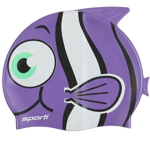 Sporti Cartoon Clownfish Silicone Swim Cap Jr. - 1 of 4
