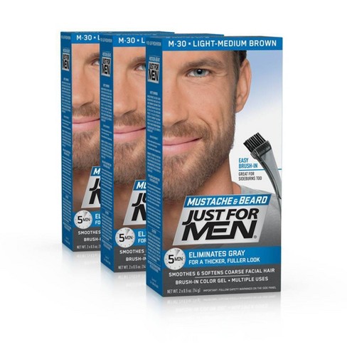 Just For Men Medium Brown Permanent Hair Color 3pk Target