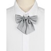 INSPIRE CHIC Women's Adjustable Solid Pre-Tied Bow Tie - 4 of 4