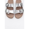 Ovesta - Silver Leather Slide Sandal (Women) | Forever & Always Shoes - 3 of 4
