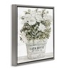 Stupell Industries Farmhouse Planter White Rose Blossoms, 18" x 18" - 3 of 4