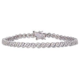 EVERLY JEWELRY | Sterling Silver 1 CT TW Diamond Tennis Bracelet, 7.25-inch - 1 of 4