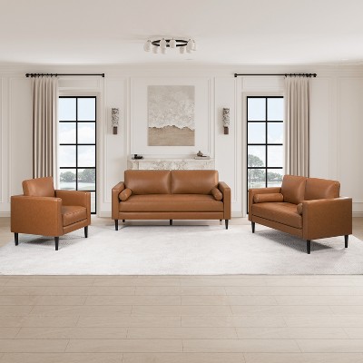 Home Imports Emporium Upholstered Chair, Loveseat and Sofa Combo Sets in Air Leather
