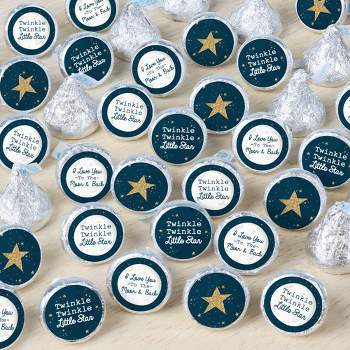 Big Dot of Happiness Twinkle Twinkle Little Star - Baby Shower or Birthday Party Small Round Candy Stickers - Party Favor Labels - 324 Count