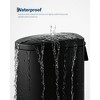 Acekool 2.6 Gallon Stainless Steel Bathroom Trash Can with Soft-Close Lid, Step Pedal, for Bathroom Bedroom - 3 of 4